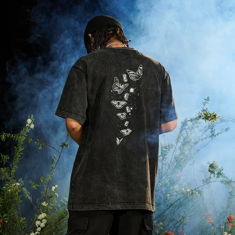 RICHURTMAN T Shirts Unisex Black | Washed Black-4