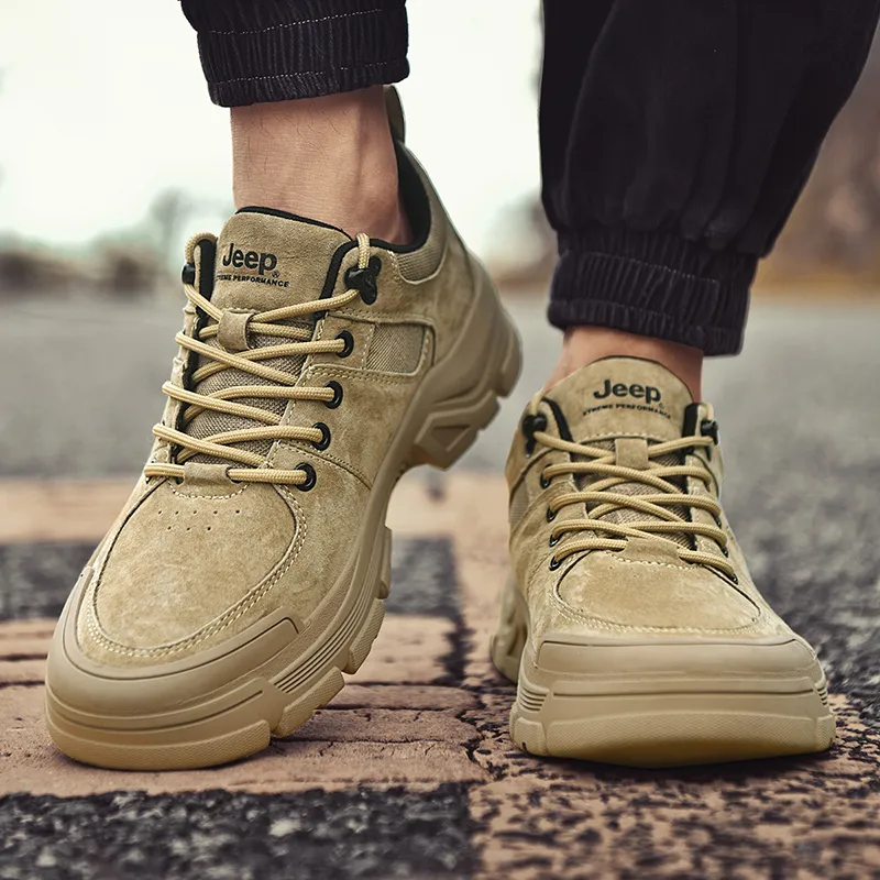 Jeep Hiking / Trekking Shoes Men Low Top Sand-7