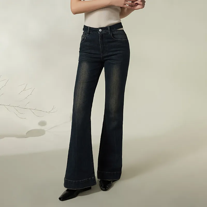 THE SEA LIFE Jeans Women's Vintage Blue-4