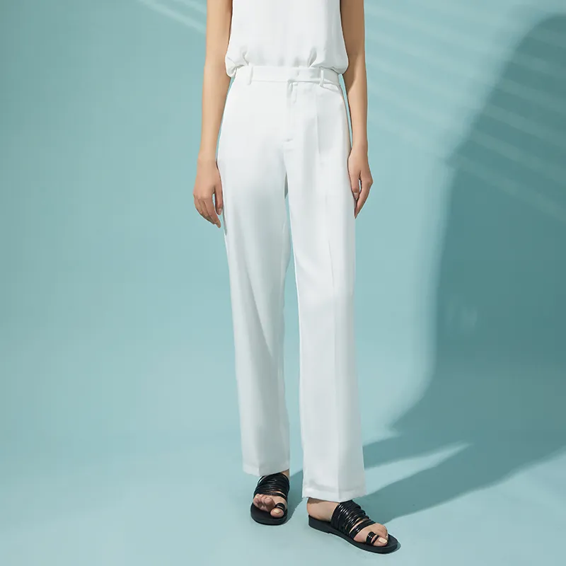 THE SEA LIFE Casual Pants Women's Cloud White-3