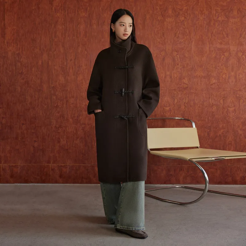 THE SEA LIFE Coat Women's Coffee Brown-5