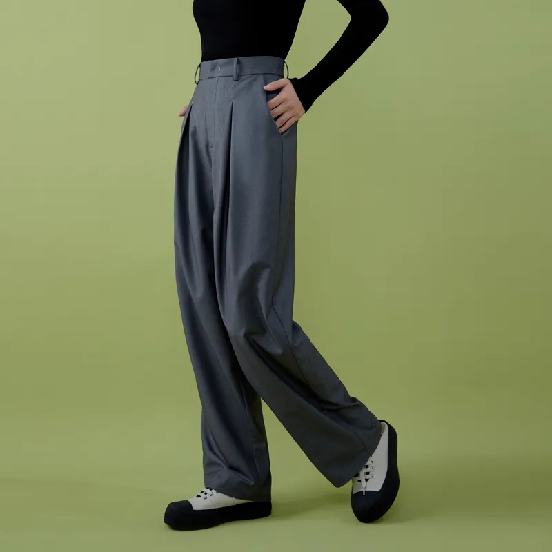 THE SEA LIFE Casual Pants Women's Premium Gray-2