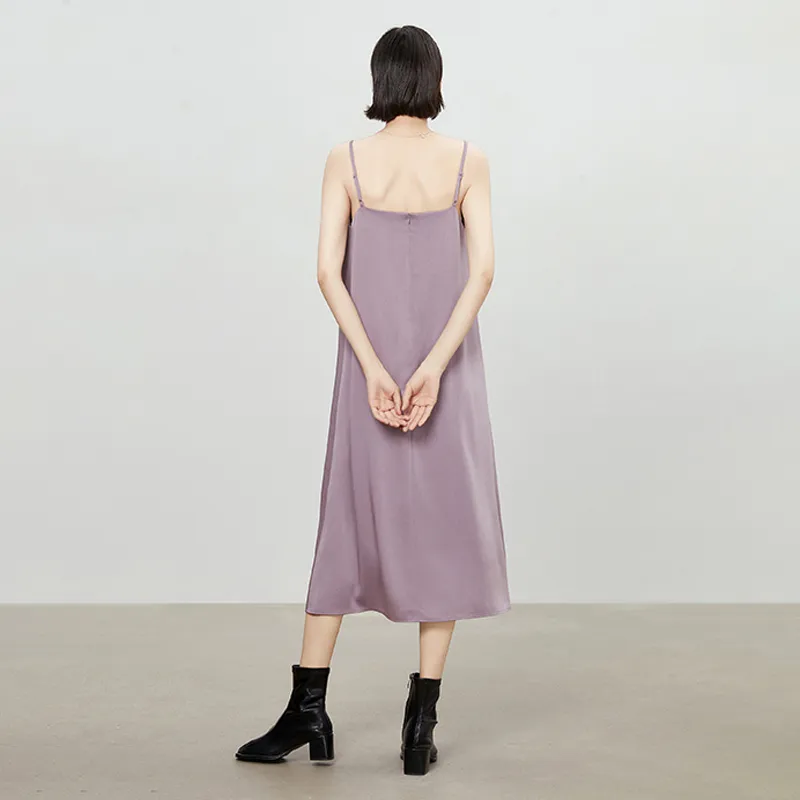 THE SEA LIFE Slip Dress Women's Purple Lotus-2