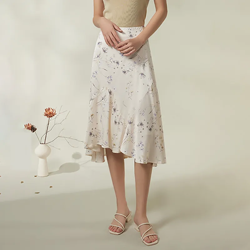 THE SEA LIFE Casual Long Skirt Women's Ice Cream-3