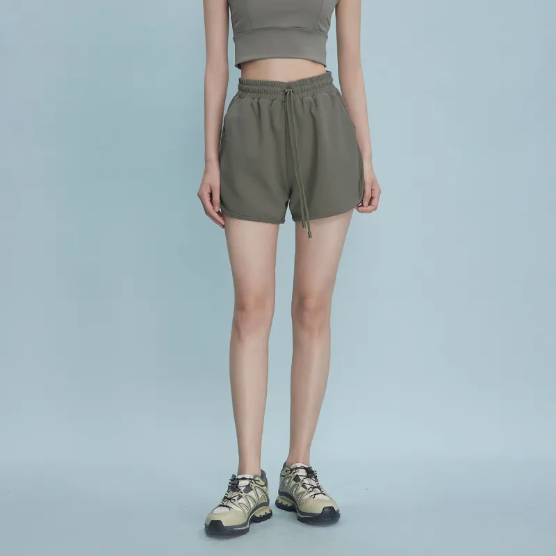 THE SEA LIFE Casual Shorts Women's Green Khaki-2
