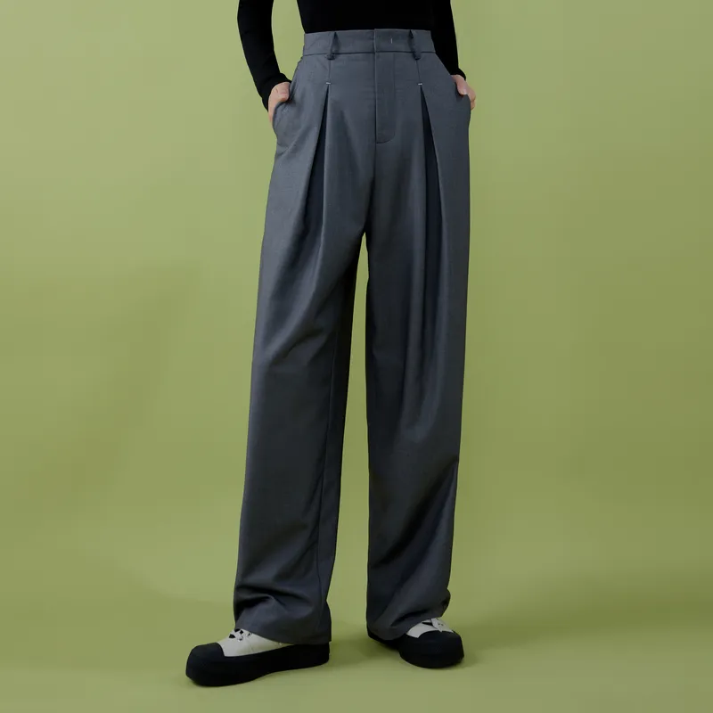 THE SEA LIFE Casual Pants Women's Premium Gray-4