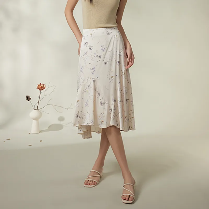 THE SEA LIFE Casual Long Skirt Women's Ice Cream-2