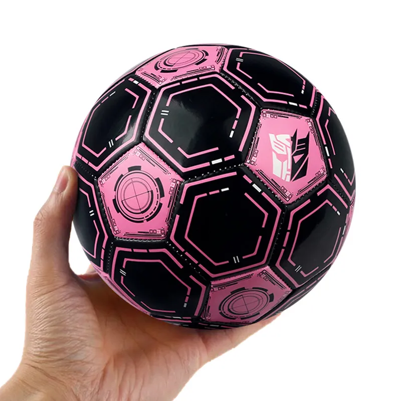 ProSelect 2nd/3rd Soccer PU Machine Stitched Soccer Ball Unisex Black Pink-1