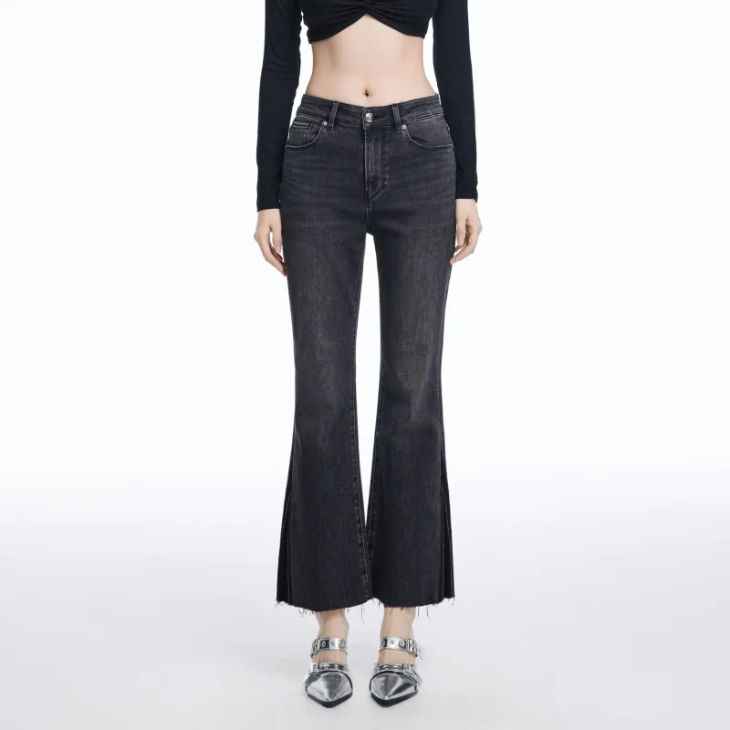 LIUREGALI Jeans Women's Black-2