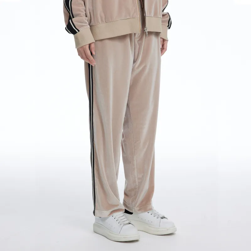 LIUREGALI Casual Pants Unisex Khaki-4
