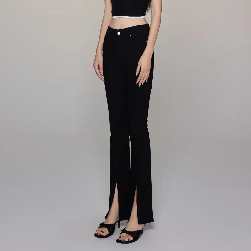LIUREGALI Denim Trousers Women's-3
