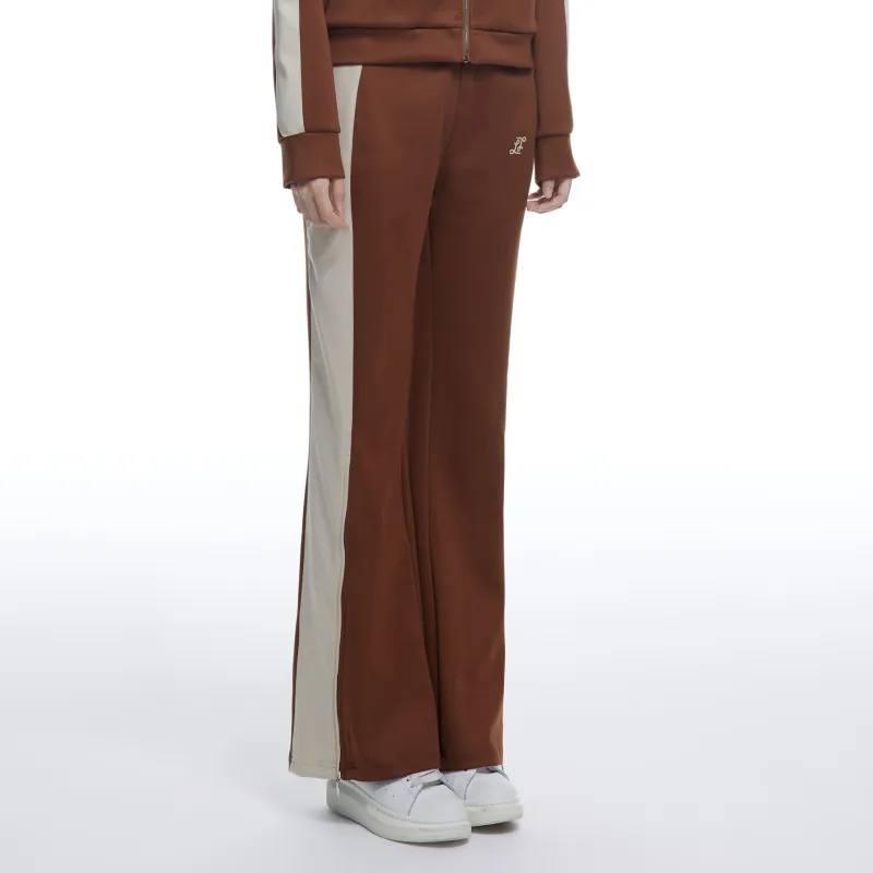 LIUREGALI Casual Pants Women's Dark Brown-4