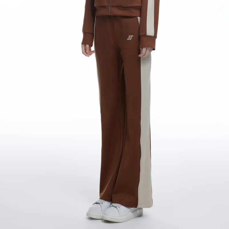 LIUREGALI Casual Pants Women's Dark Brown-3