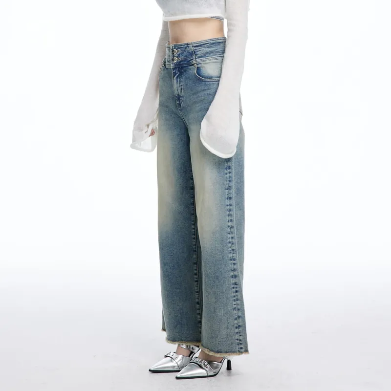 LIUREGALI Jeans Women's Sky Blue-4