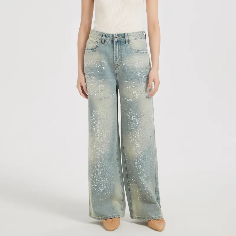 LIUREGALI Jeans Women's Light Blue-2