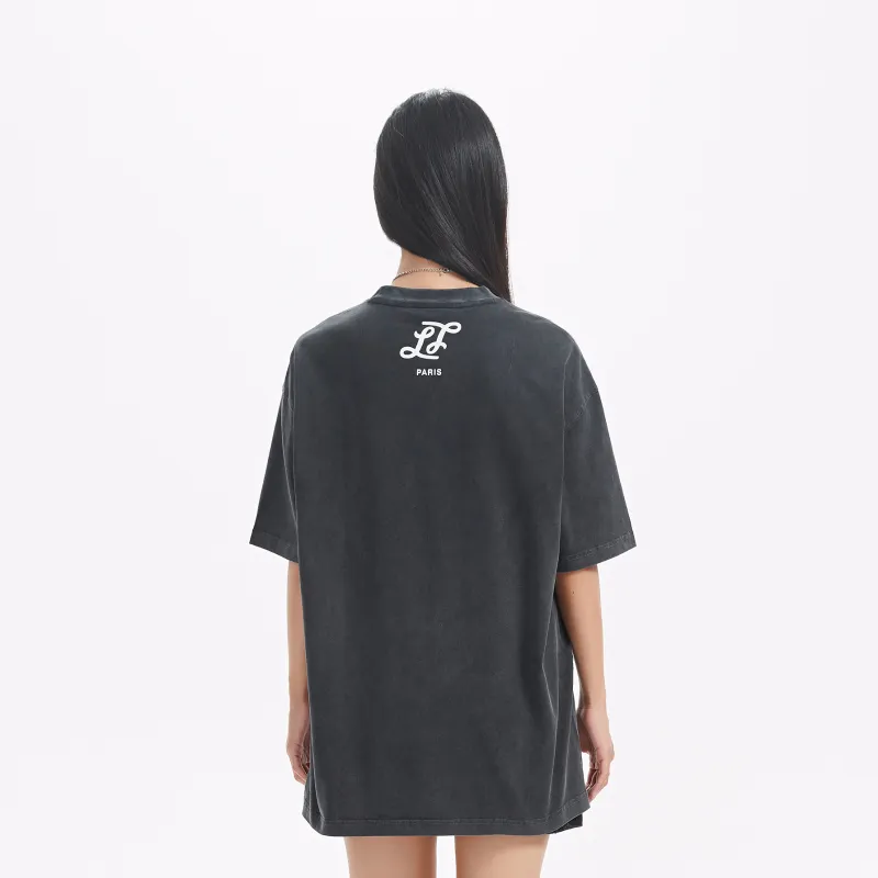 LIUREGALI T-Shirts Unisex Black-5