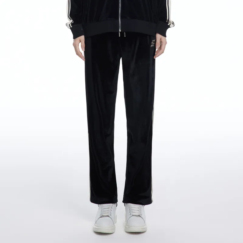 LIUREGALI Casual Pants Unisex Black-2