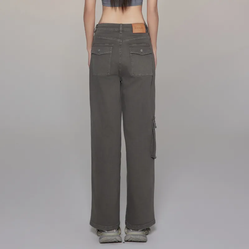 LIUREGALI Jeans Women's Gray-7
