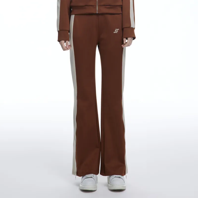 LIUREGALI Casual Pants Women's Dark Brown-2