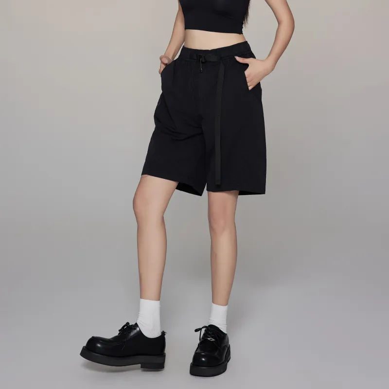 LIUREGALI Cargo Shorts Men's Black-3