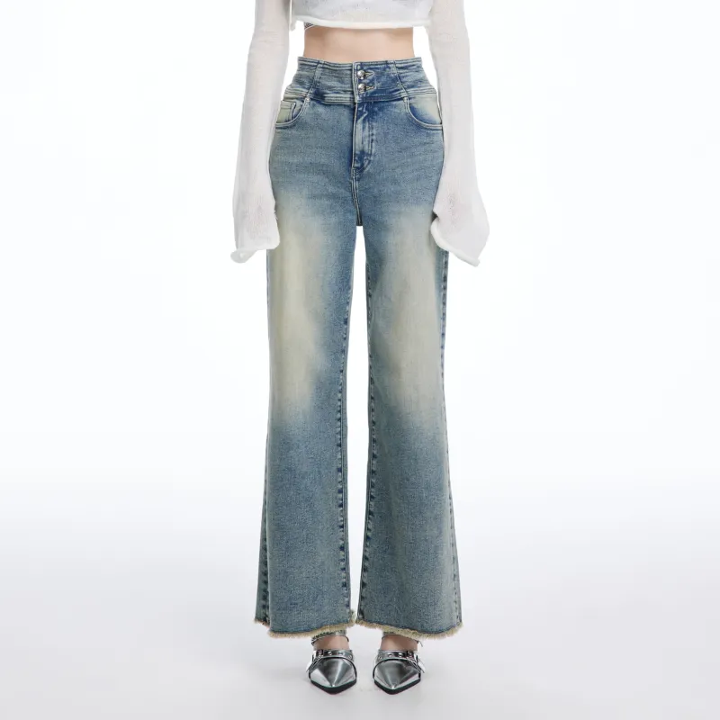 LIUREGALI Jeans Women's Sky Blue-2