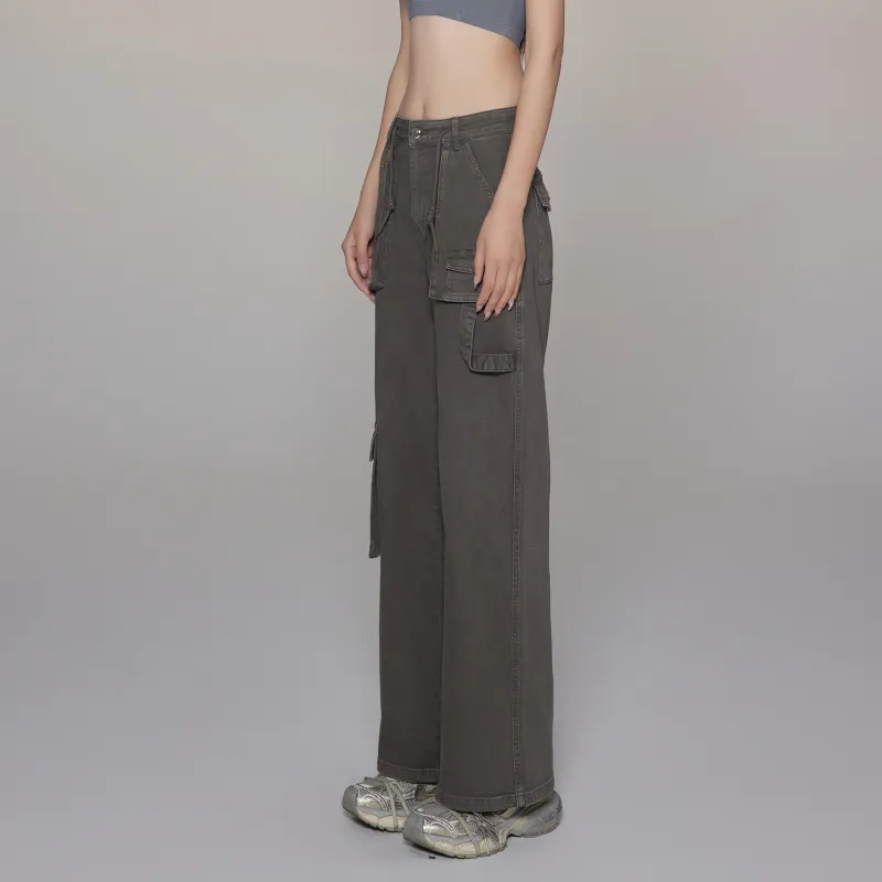 LIUREGALI Jeans Women's Gray-3
