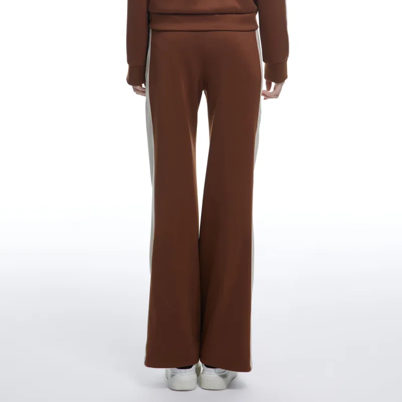 LIUREGALI Casual Pants Women's Dark Brown-5