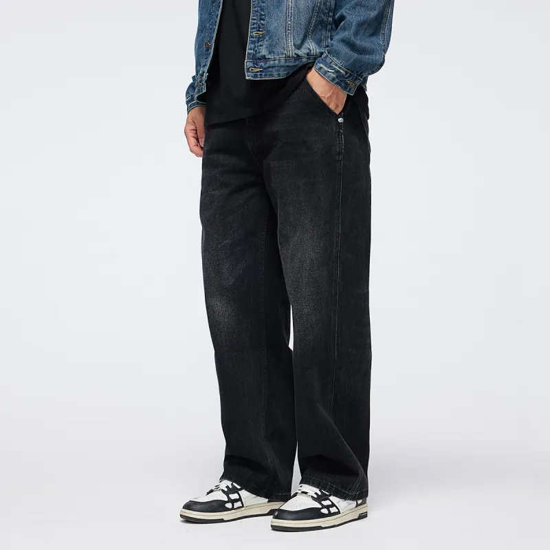 GUKUUL Jeans Unisex Vintage Brown-10