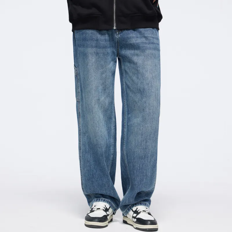 GUKUUL Jeans Unisex Vintage Brown-17