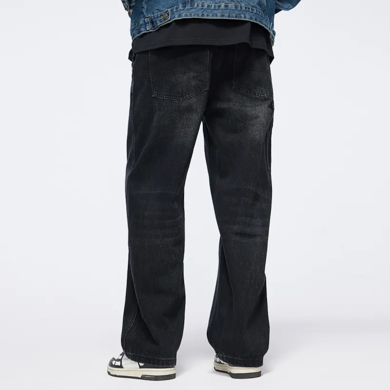 GUKUUL Jeans Unisex Vintage Brown-13