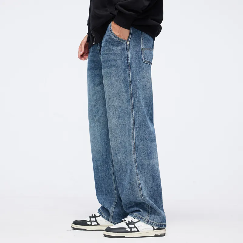 GUKUUL Jeans Unisex Vintage Brown-18