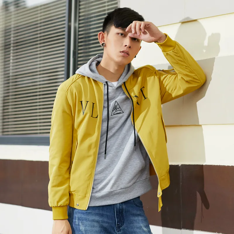 GUKUUL Jackets Unisex Yellow-2