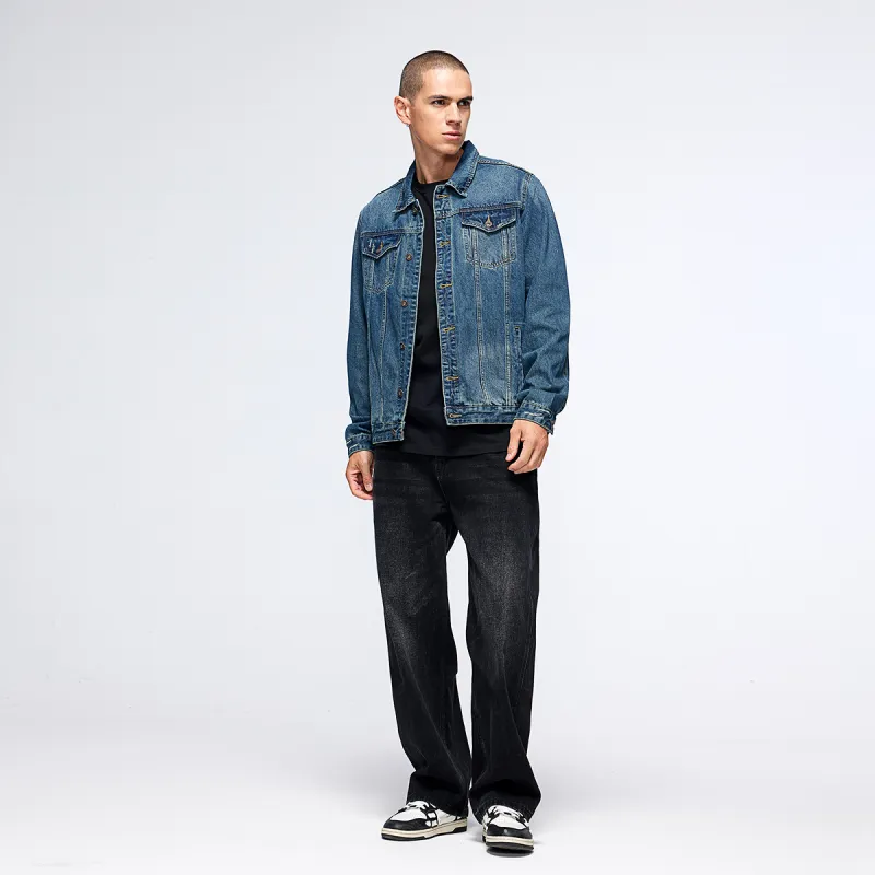 GUKUUL Jeans Unisex Vintage Brown-12