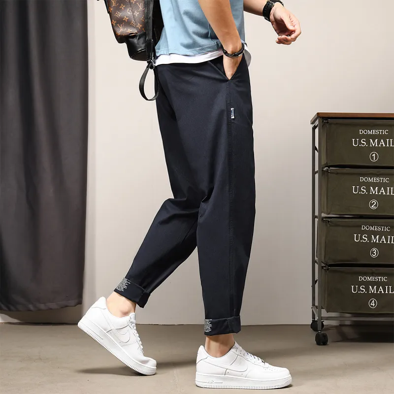 GUKUUL Casual Pants Unisex Dark Blue-2
