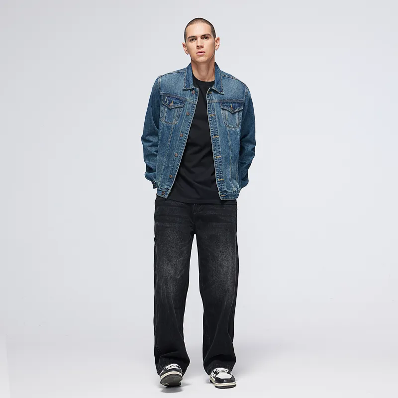 GUKUUL Jeans Unisex Vintage Brown-11