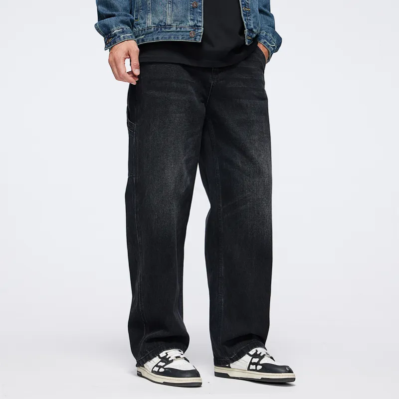 GUKUUL Jeans Unisex Vintage Brown-9