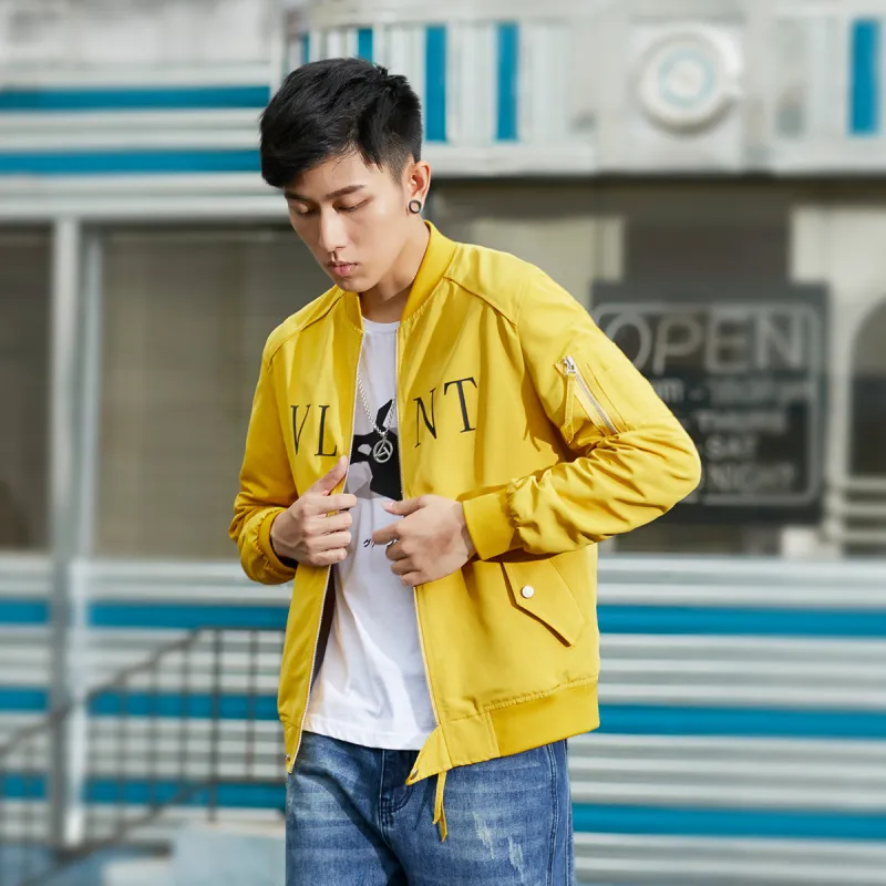 GUKUUL Jackets Unisex Yellow-6