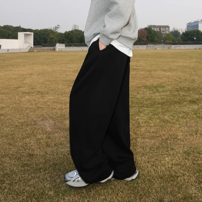 GOGOSOON Knitted Sweatpants Sweatpants Unisex-3