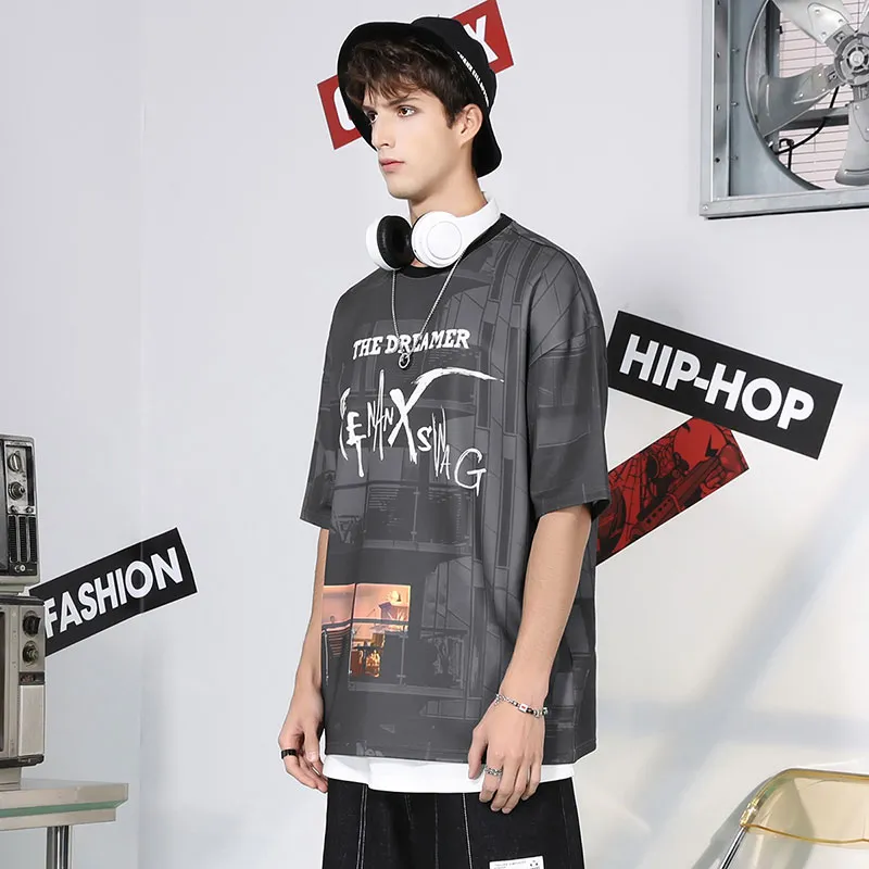 GENANX T Shirt Unisex Black Gray-3
