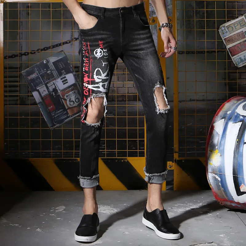 GENANX Jeans Unisex Black-7