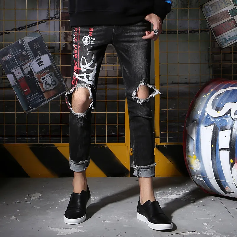 GENANX Jeans Unisex Black-5