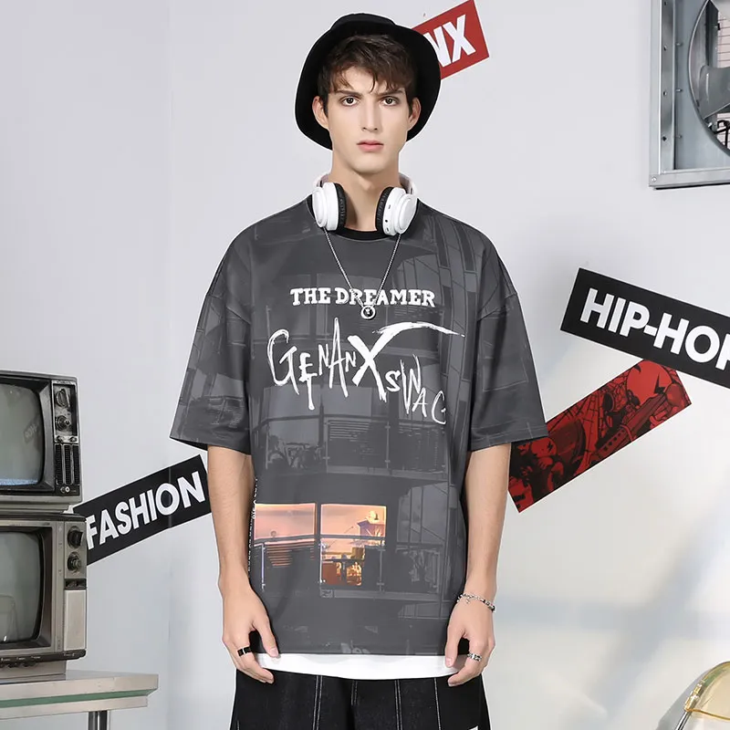 GENANX T Shirt Unisex Black Gray-2