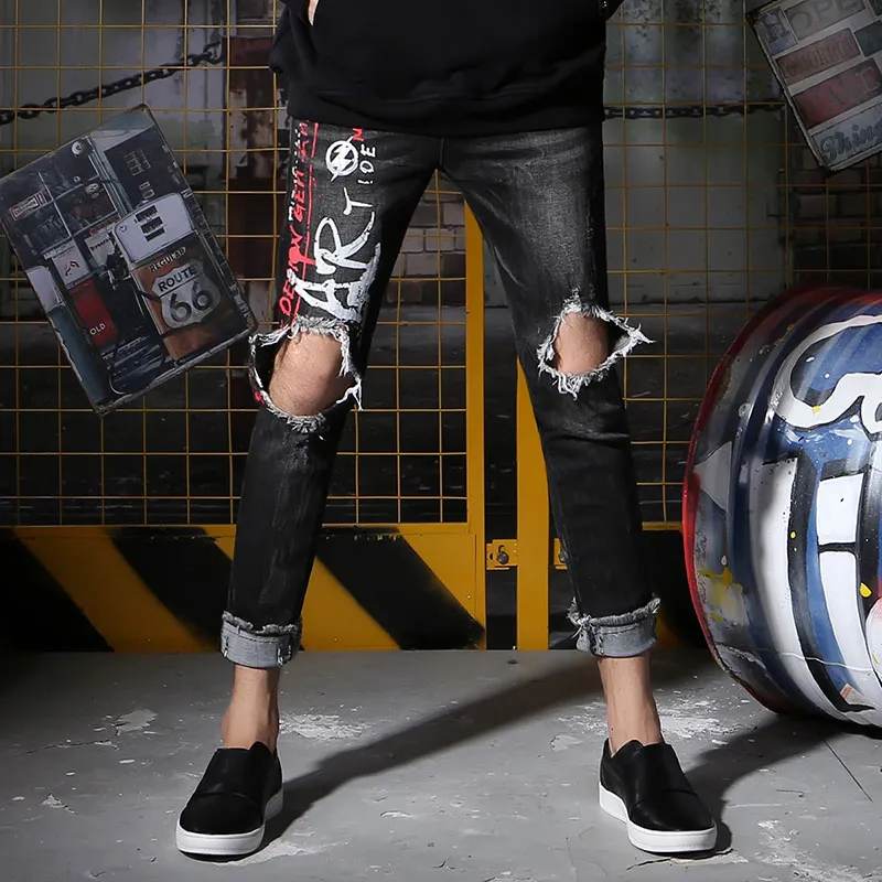 GENANX Jeans Unisex Black-6