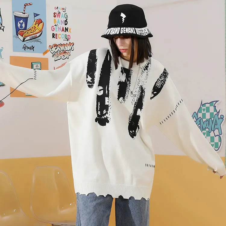 GENANX Sweaters Unisex-9