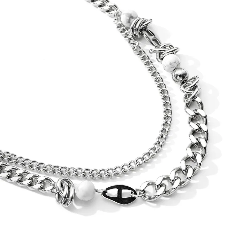 GENANX Stainless Steel Necklaces Unisex-3