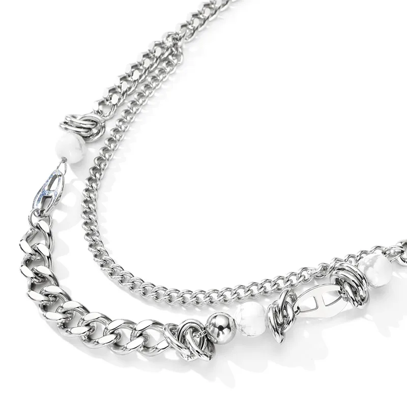 GENANX Stainless Steel Necklaces Unisex-2