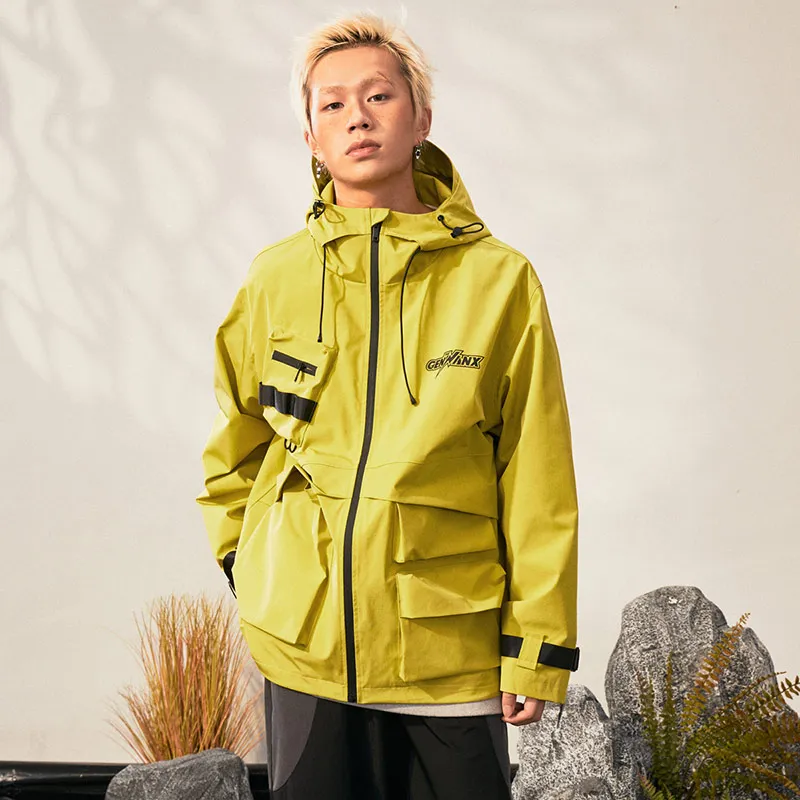 GENANX Jackets Coats Unisex Neon Yellow-2