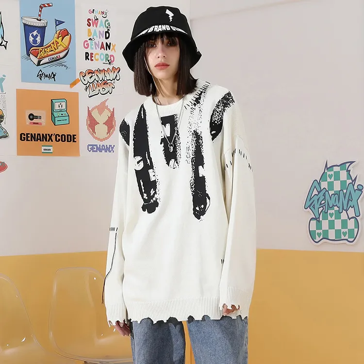 GENANX Sweaters Unisex-11