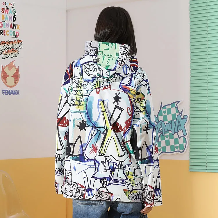 GENANX Jacket Unisex Individual Print-2