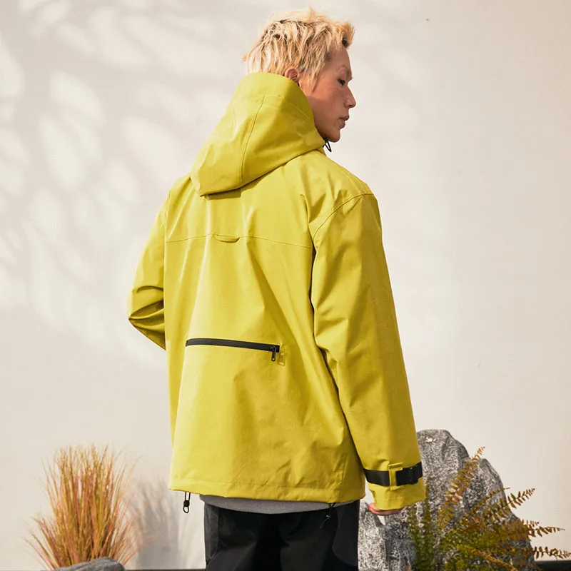 GENANX Jackets Coats Unisex Neon Yellow-5